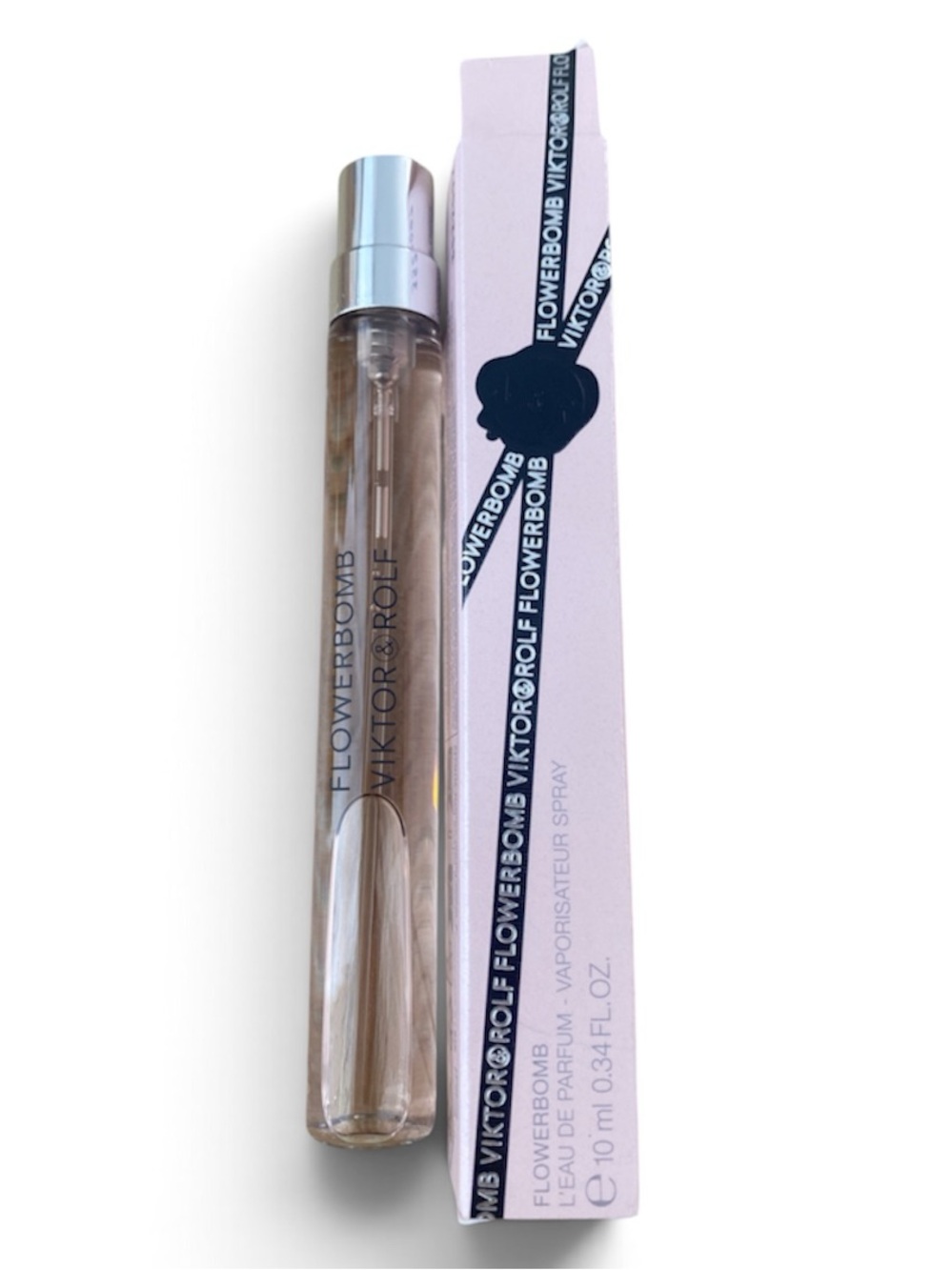 Viktor & Rolf Flowerbomb Spray - Light Pink & Silver